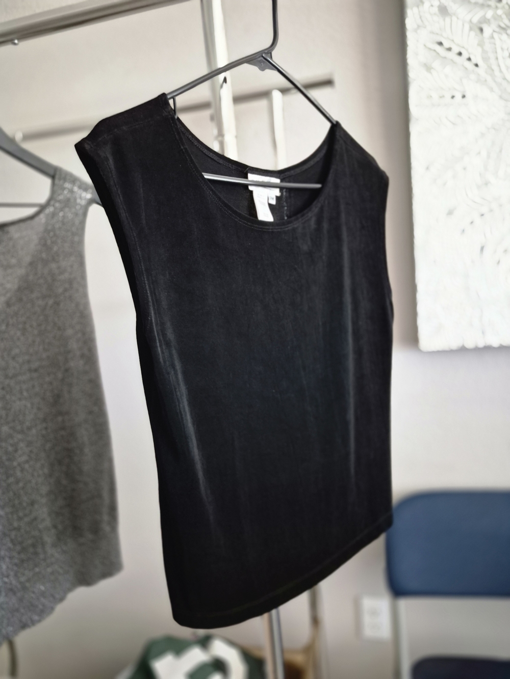 Coldwater Creek Classic Black Sleeveless Top - Picture 2 of 4